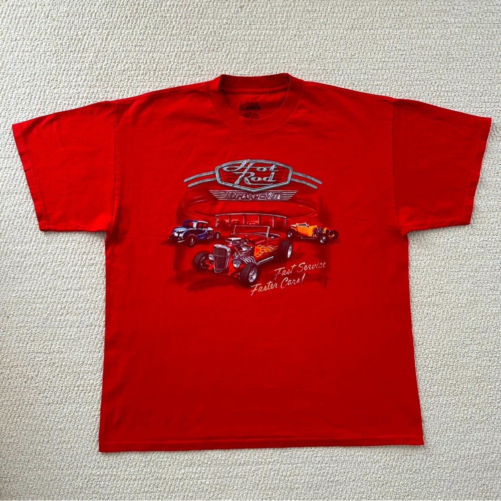 Retro Hot Rod Car Show Graphic Tee